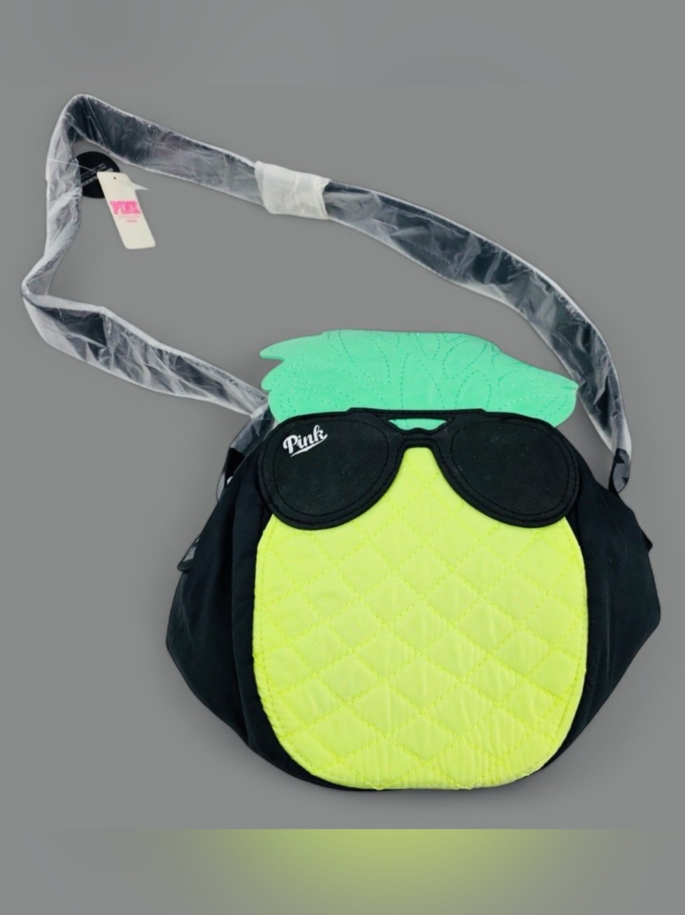 Victoria's Secret pink Pineapple Cooler Bag Crossbody